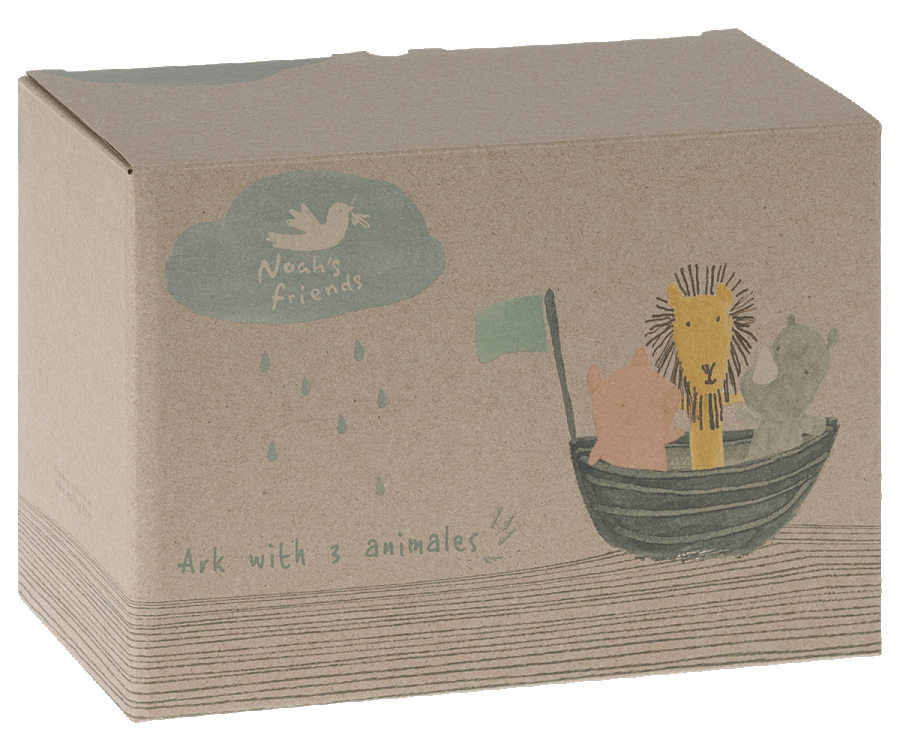 Arca de Noé amb 3 mini animals Maileg