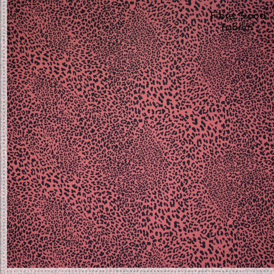 Knit heavy jog lleopard