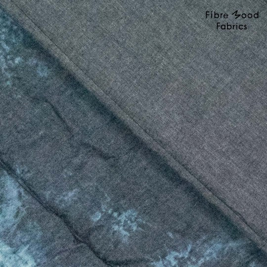 Denim acolchada doble capa