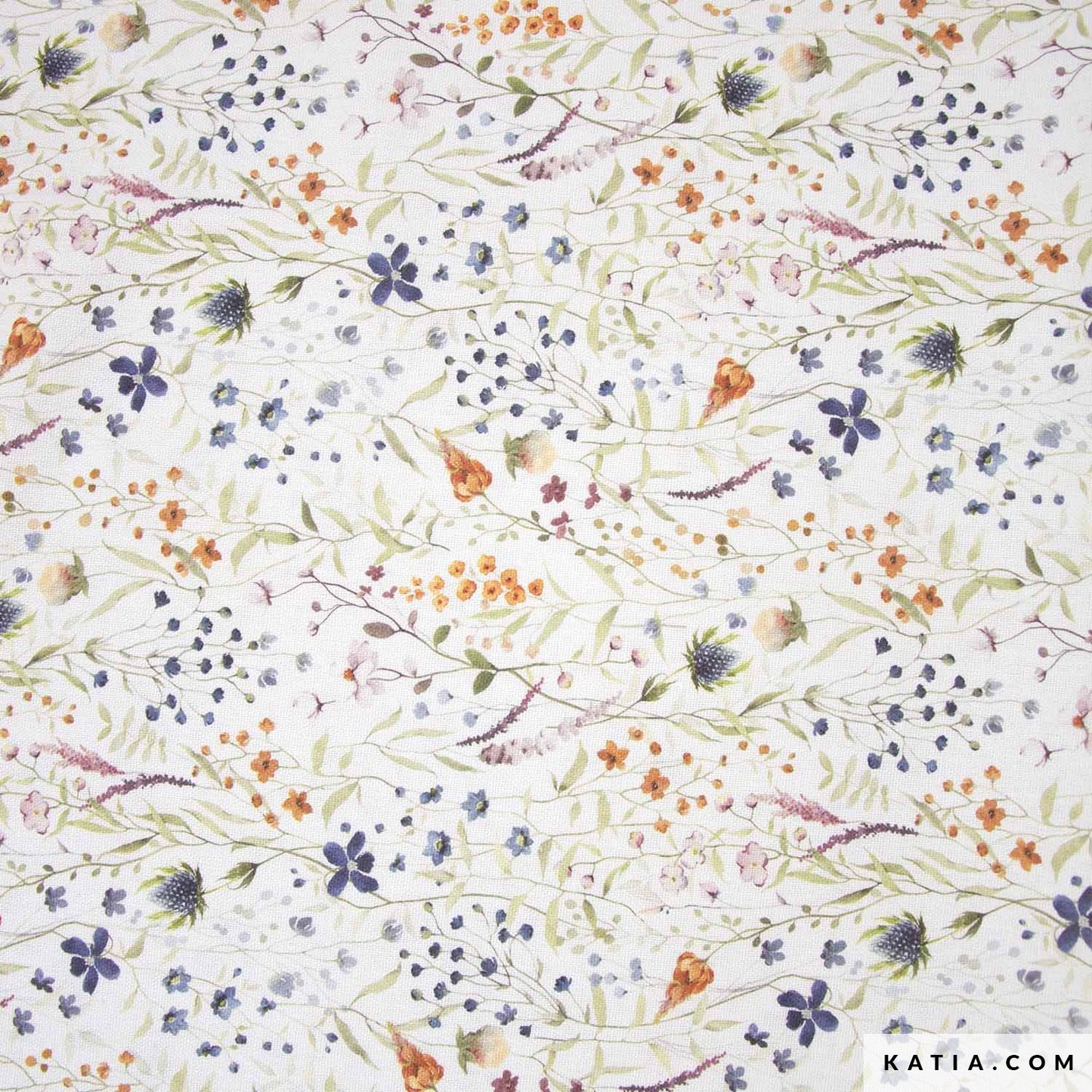 Tela de canvas reciclado Winter Wild Flowers (€/10 cm)