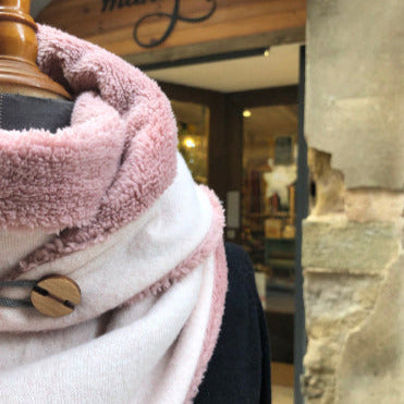 Châle MiM jersey rose