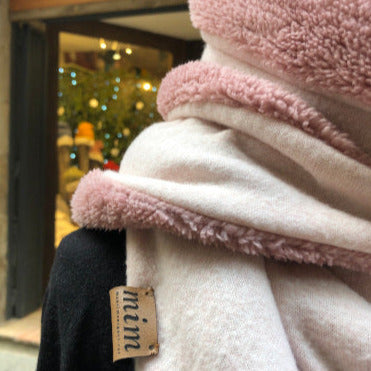 Châle MiM jersey rose
