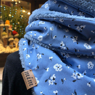 Xal MiM blau amb flors