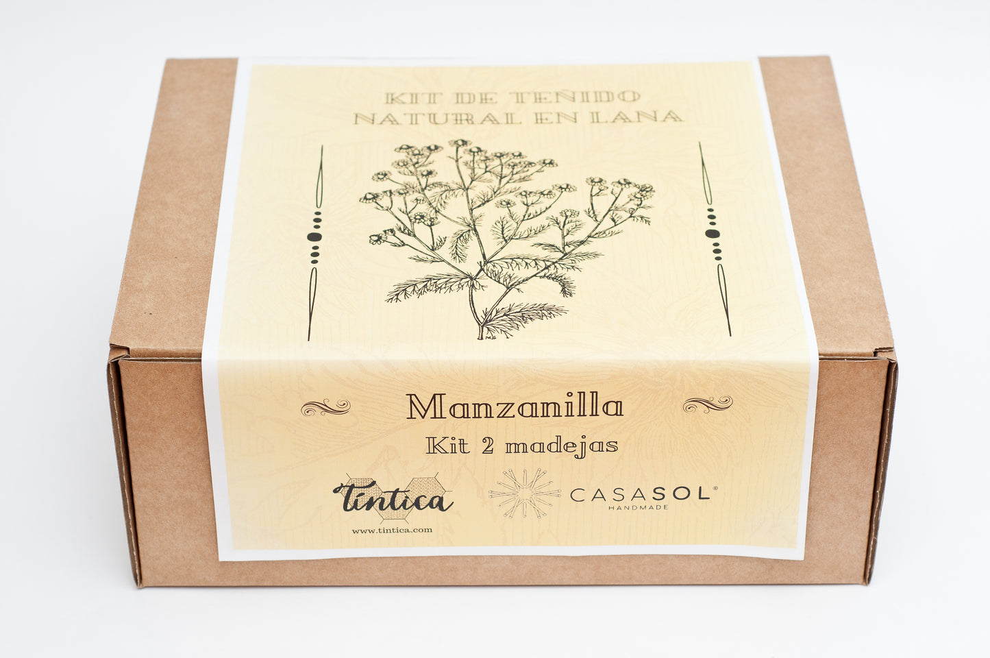 Kit de teñido 1 madeja con manzanilla