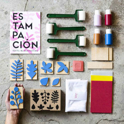 Kit estampación textil nature