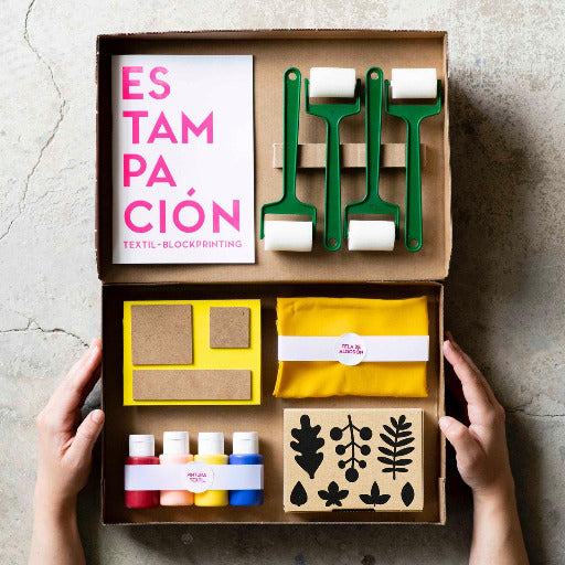 Kit estampación textil nature