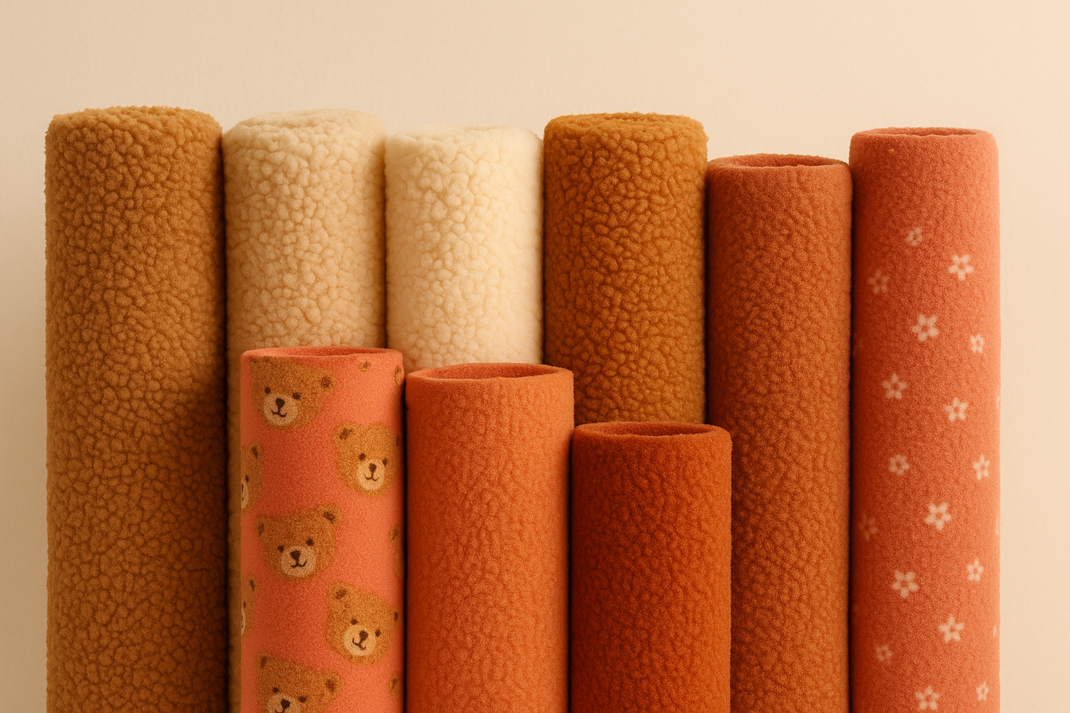 Telas de borreguito o coralina