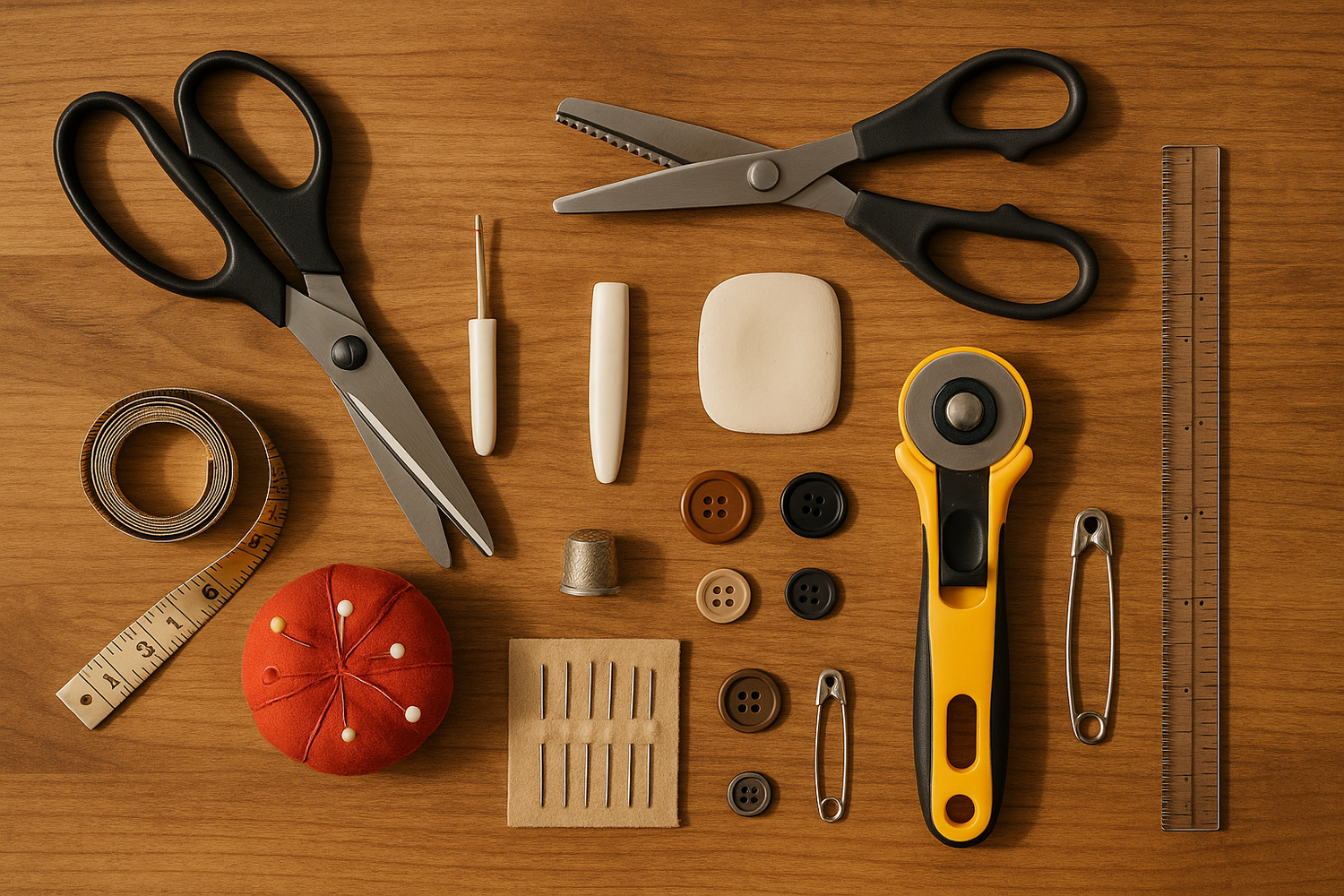Útiles para costura y labores