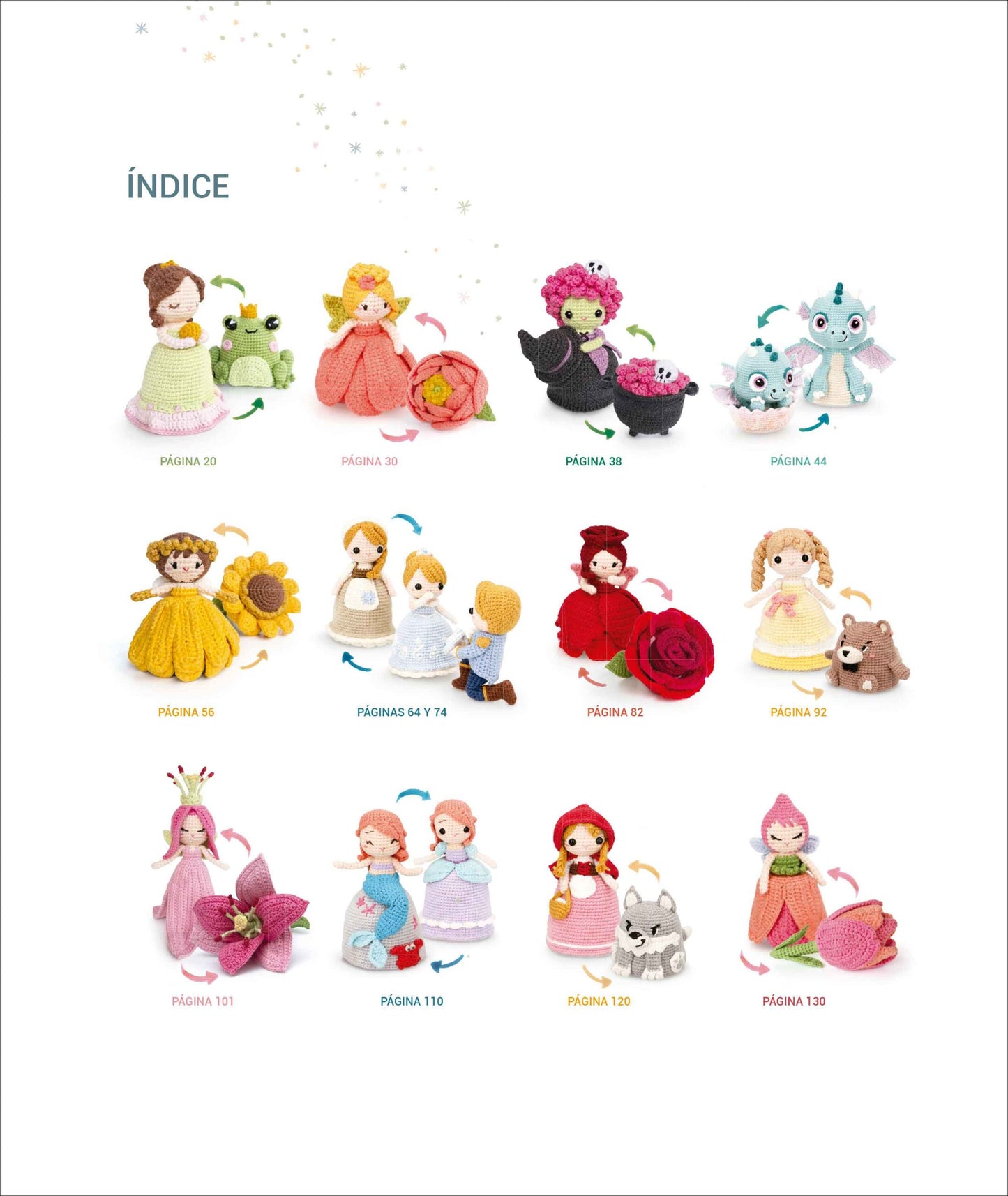 Amigurumi reversibles. 12 fades i personatges de contes clàssics a ganxet.
