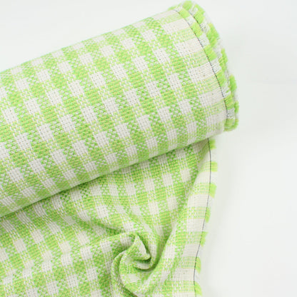Tweed reciclado cuadros verdes (€/10 cm)