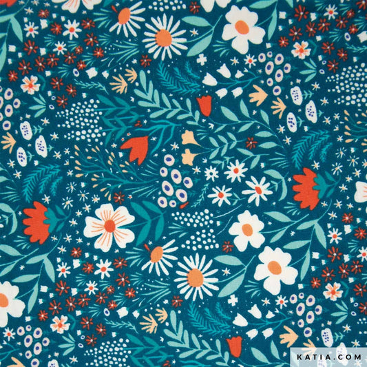 Jersey Imagine Flowers (€/10 cm)