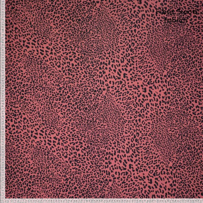 Knit heavy jog lleopard