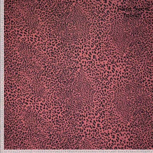 Knit heavy jog lleopard