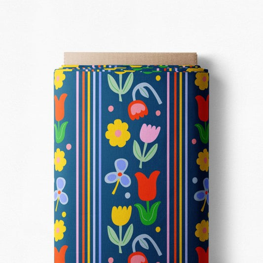 Popelin flower Karina + Kind (€/10 cm)