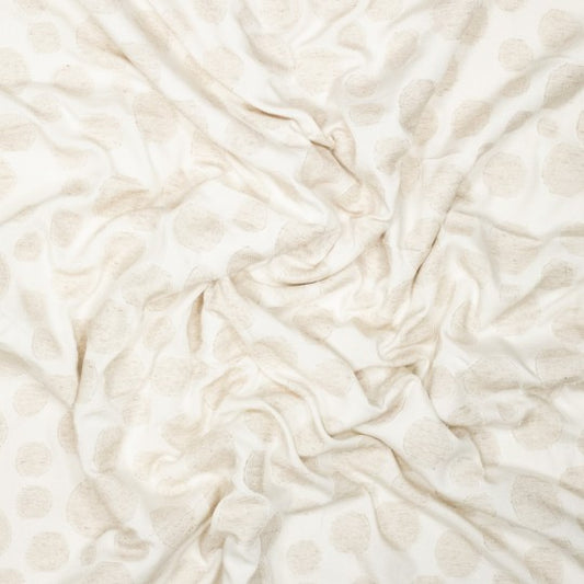 Tejido jacquard a topos (€/10 cm)