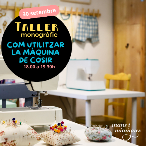 Monográfico como utilizar tu máquina de coser - 30 setiembre