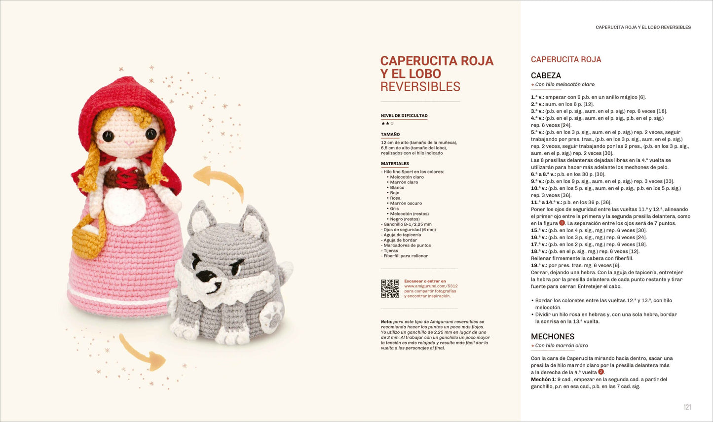 Amigurumi reversibles. 12 fades i personatges de contes clàssics a ganxet.