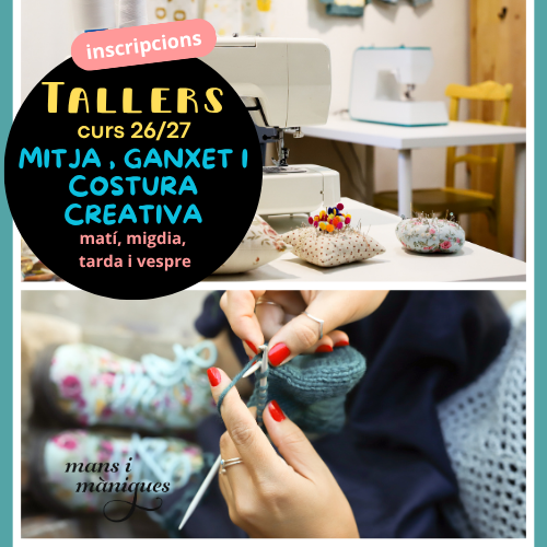 Información talleres tricot y costura creativa curso 26/27