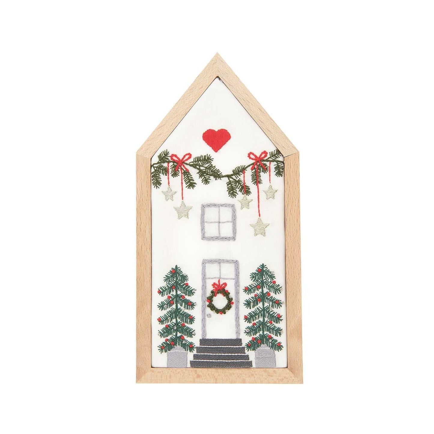 Kit de bordar Casita de Navidad