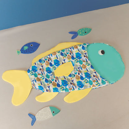 Tela de punt Jersey Tropical Deep Sea