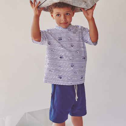 Tela de punt samarreta Jersey Nautic Deep Sea