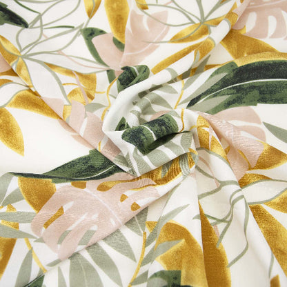 Tela de viscosa Print Tropical Vintage