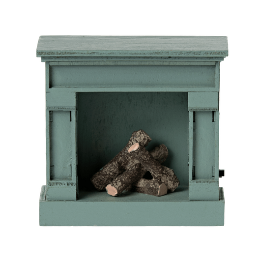 Chimenea en miniatura azul maileg