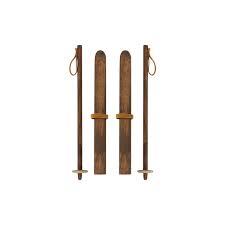 Esquis papá y mamá Maileg