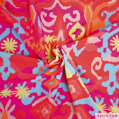 Tela de baño estampada Maya (€/10cm)