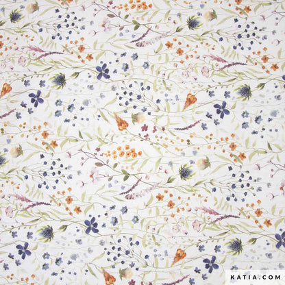 Tela de canvas reciclado Winter Wild Flowers (€/10 cm)
