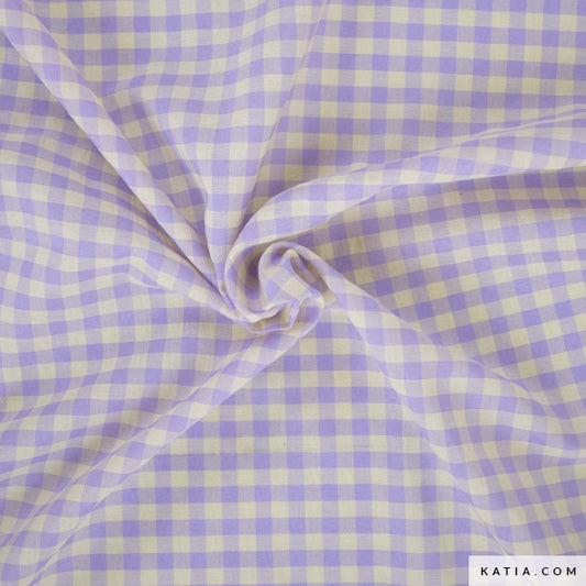 Tela de cuadros bicolor Lilac & Corn Vichy Gingham Little (€/10cm)