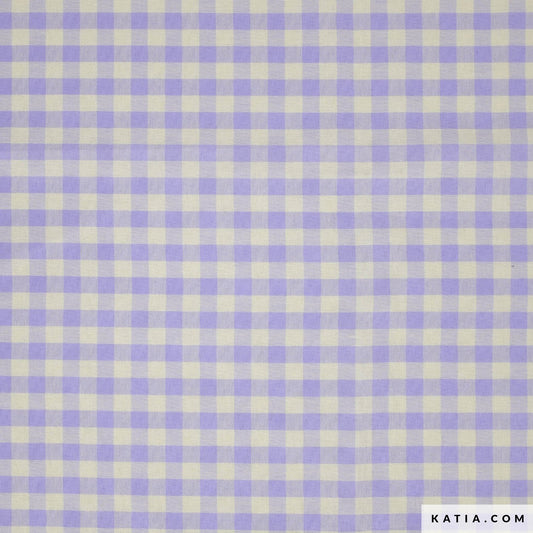 Tela de cuadros bicolor Lilac & Corn Vichy Gingham Little (€/10cm)