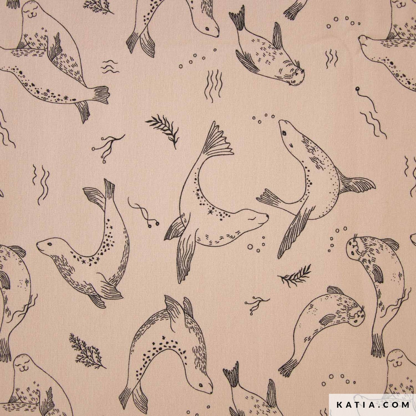 Summer Sweat Sea Lions Swimming (€/10cm)