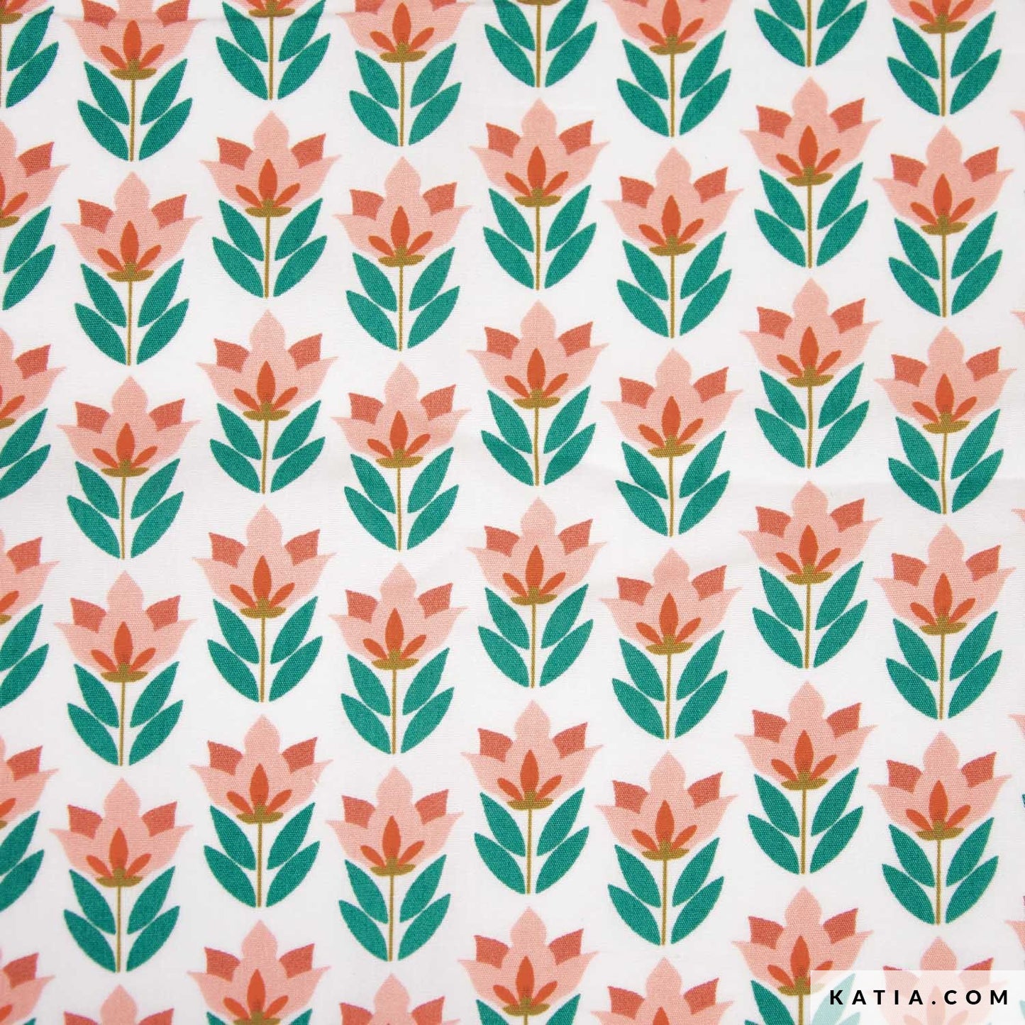 Popelín 70's Flowers (€/10 cm)