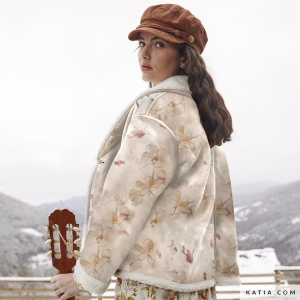 Sherpa bonded sue print (€/10 cm)