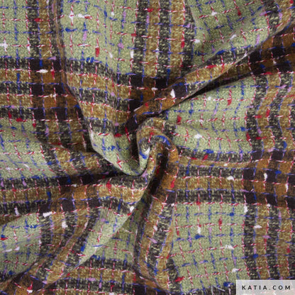 Tela de tweed Green Tweed (€/10 cm)