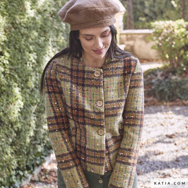 Tela de tweed Green Tweed (€/10 cm)