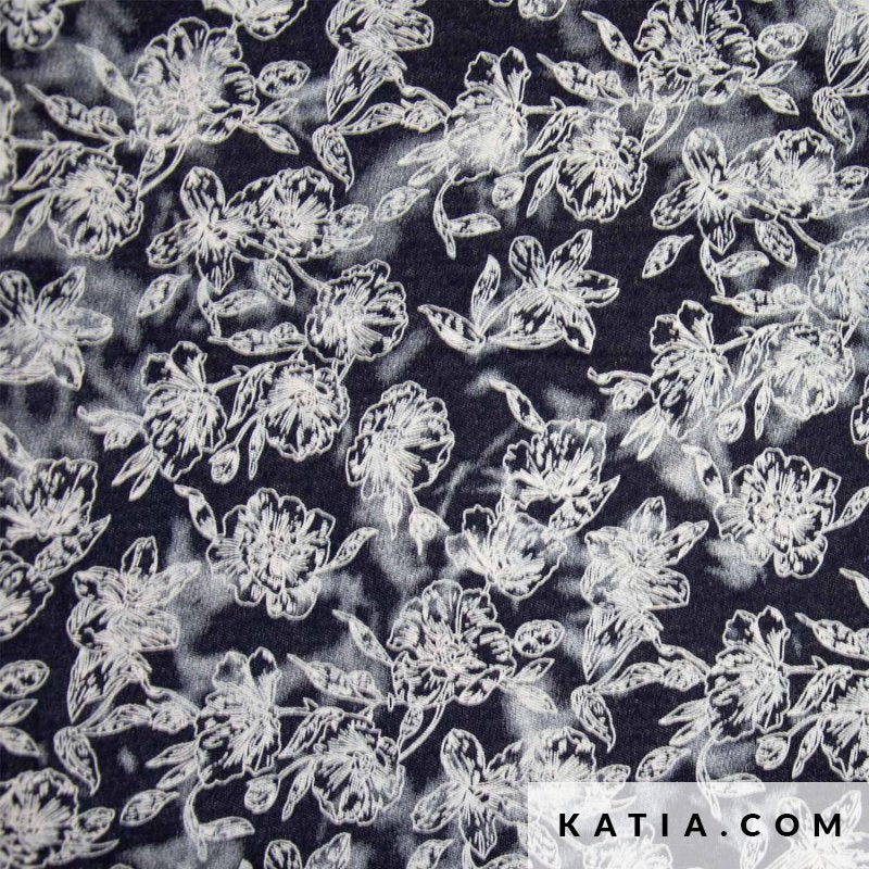 Denim flowers (€/10 cm)