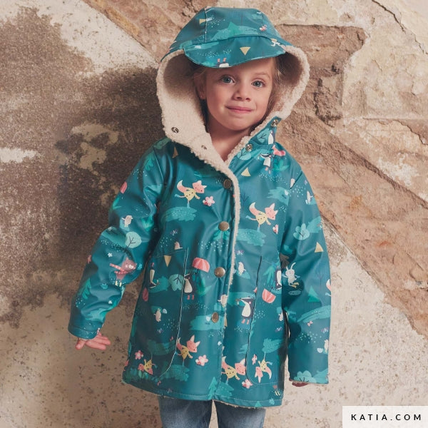 Tela impermeable Raincoat PU Rain Forest