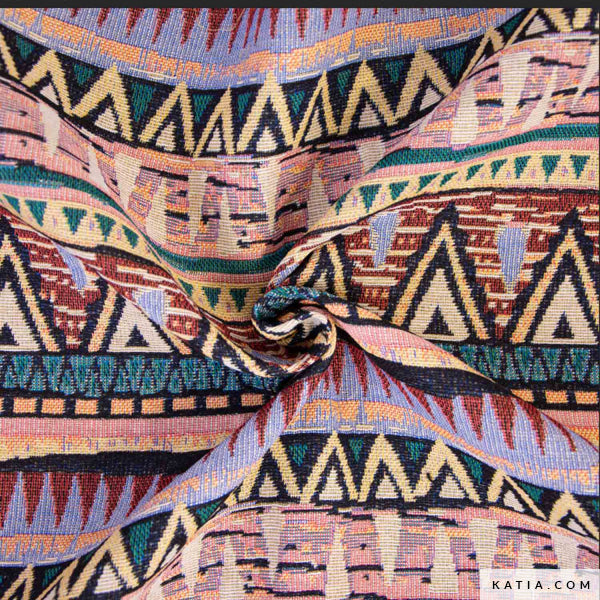 Jacquard con diseño Tribal Nepalí (€/10cm)