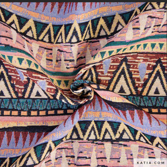Jacquard con diseño Tribal Nepalí (€/10cm)