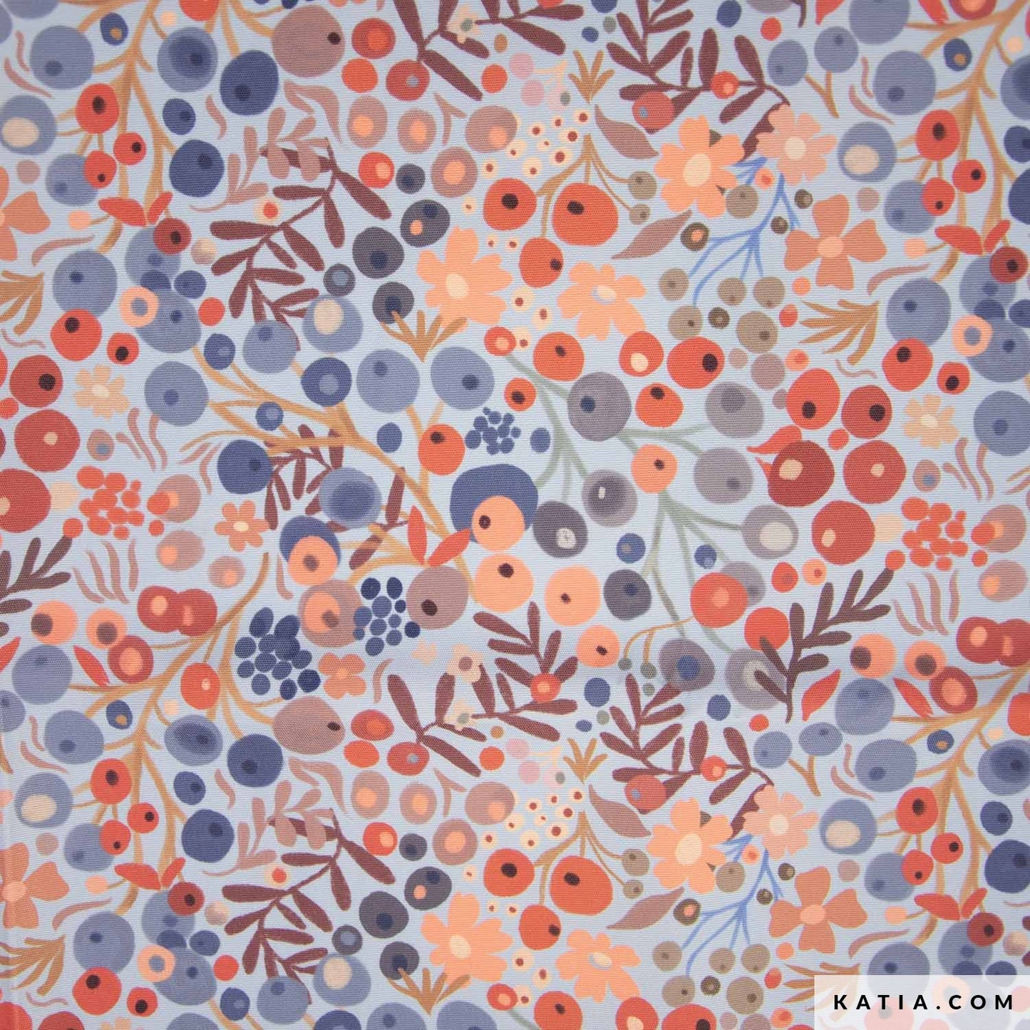 Tela repelente al agua con estampado en colores vivos (€/10cm)