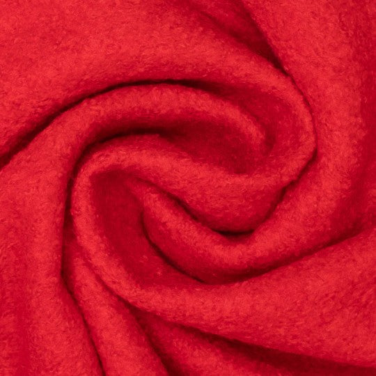 trozo de Tela de abrigo rojo