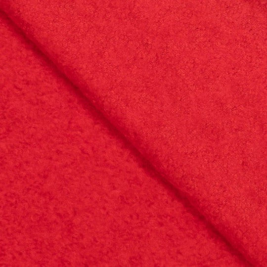 trozo de Tela de abrigo rojo