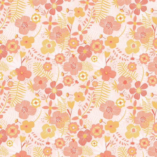 Poplin Jumbo Flowers ~ Katia