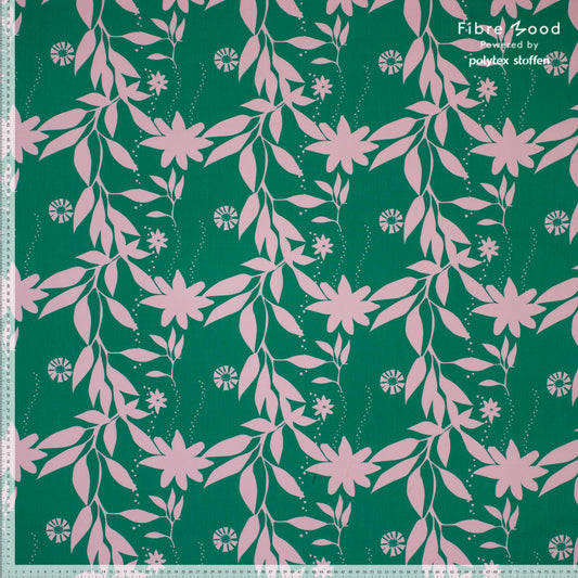Woven Flower verd Fibre Mood 20
