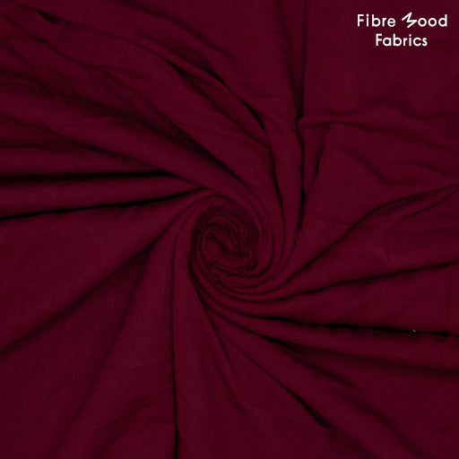 Crepe viscosa color vino- FibreMood S1 #Rhonda (€/10 cm)