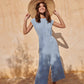 Techno Polyester color Sky blue ~ Katia