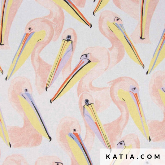Loneta Canvas Slim pelicans  ~ Katia